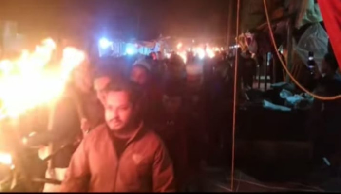 সলঙ্গায় বিএনপির মশাল মিছিল অনুষ্ঠিত