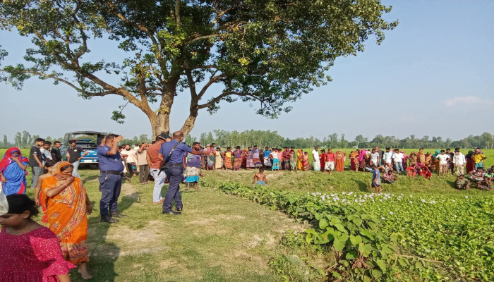 সলঙ্গায় পরিত্যক্ত ডোবায় অজ্ঞাত লা’শ উদ্ধার — এলাকায় চাঞ্চল্য